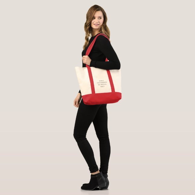 Tote A Bolsa da Audácia Total (Frente (modelo))