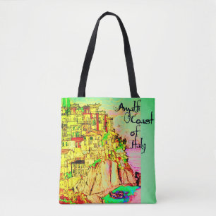 Tote A Bolsa da Costa Amalfi da Itália pelo Artista