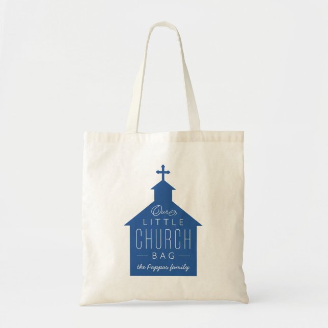 Tote A bolsa da nossa pequena sacola da igreja de uma c (Frente)