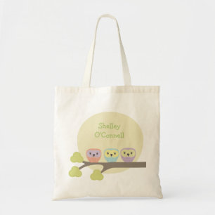 Tote A bolsa de canvas bonito da biblioteca do livro de
