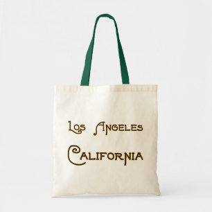 Tote A bolsa de canvas do logotipo de Los Angeles