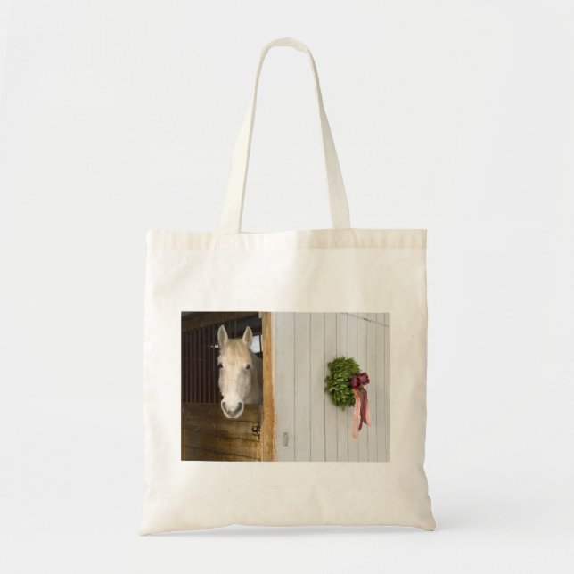Tote A bolsa de canvas do Natal de Vermont (Frente)
