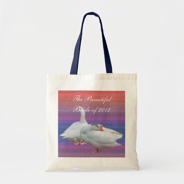 Tote a bolsa de casamento da noiva bonita (Frente)