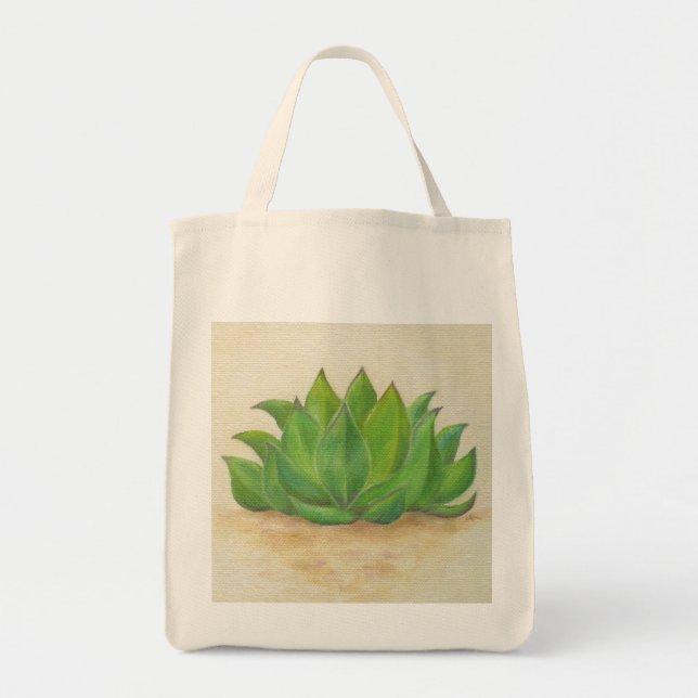 Tote A bolsa de compra da agave (Frente)