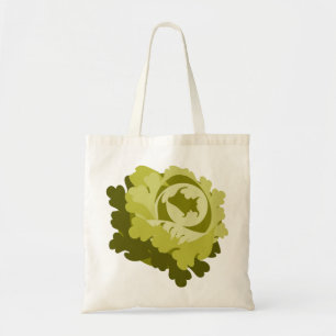 Tote A bolsa de compra da alface