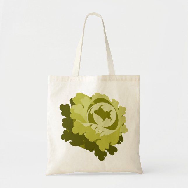 Tote A bolsa de compra da alface (Frente)