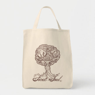 Tote A bolsa de compra da alma da floresta
