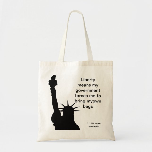 Tote A bolsa de compra da liberdade (Frente)
