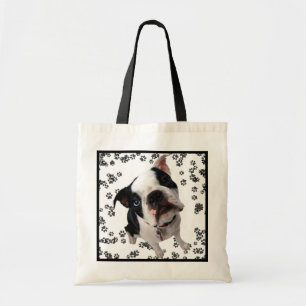 Tote A bolsa de compra reusável do cão bonito do