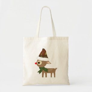 Tote A Bolsa de Natal de Reindeer