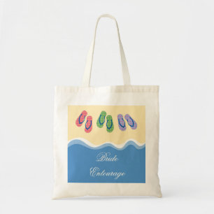 Tote A bolsa de praia dos chinelos