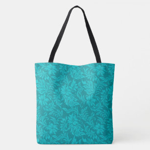 Tote A bolsa de praia floral havaiana de Pareau do