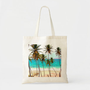Tote A bolsa de praia tropical