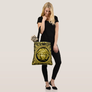 Tote A Bolsa Totem Dourada da Medusa