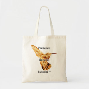 Tote A conserva, reciclar, sustenta o mini bolsa