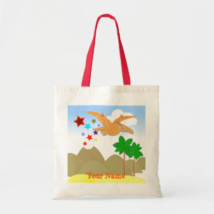 Tote A cor de Pteranodon Stars o bolsa do saco de