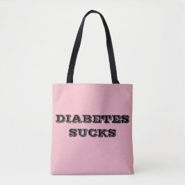 Tote A diabetes cor-de-rosa chupa a bolsa