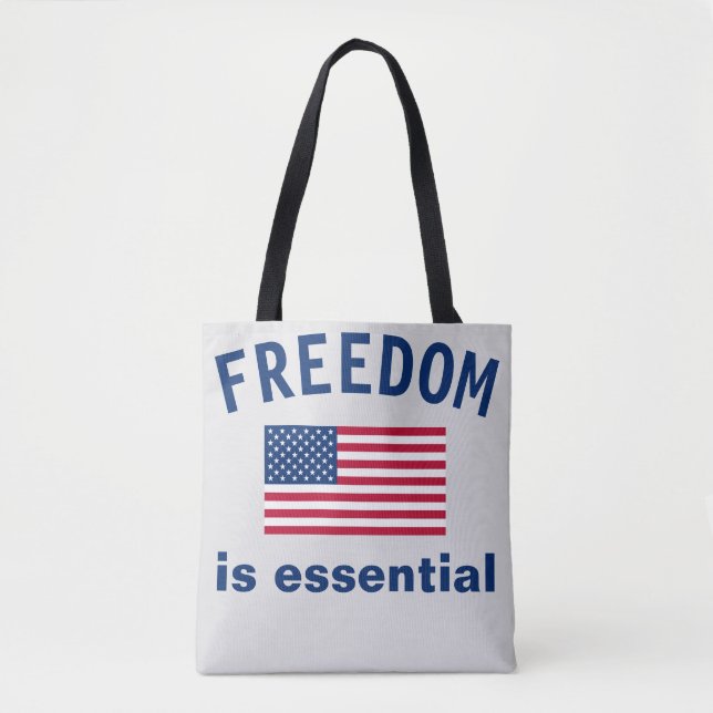 Tote A liberdade é um Bolsa essencial (Frente)