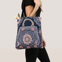 Tote A minha arte azul da bolsa AI
