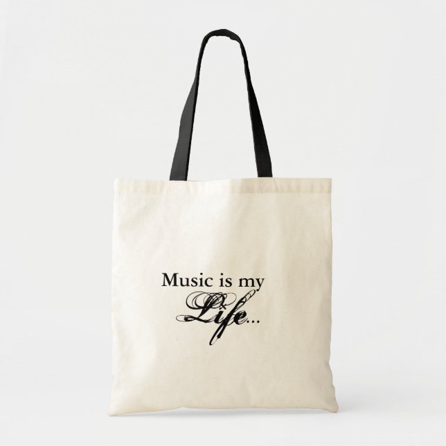 Tote A música é meu bolsa da vida (Frente)