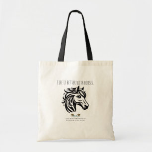 Tote A vida é melhor com a bolsa de cavalos