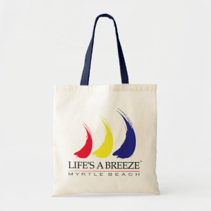 Tote A vida é uma bolsa de praia de