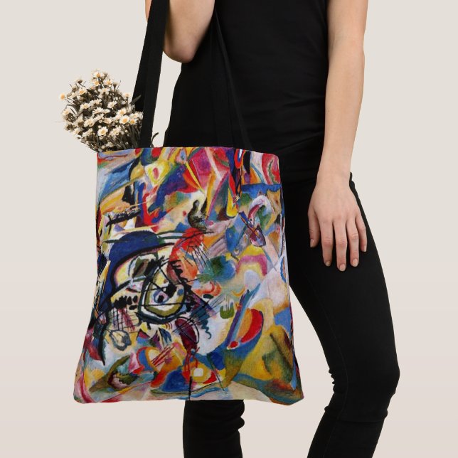 Tote Abstrato Art Shoulder Bolsa (Close Up)