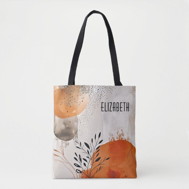 Tote Abstrato Boho deixa Bolsa (Frente)