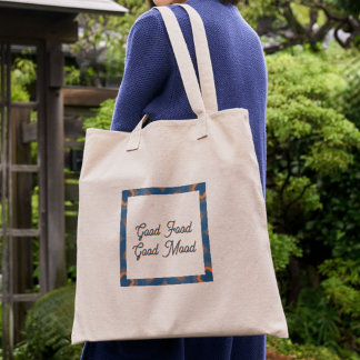 Tote Abstrato floral Bolsa de compra caleidoscópio
