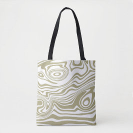 Tote Abstrato Marble Waves Trabalho de arte | Bolsa Tot