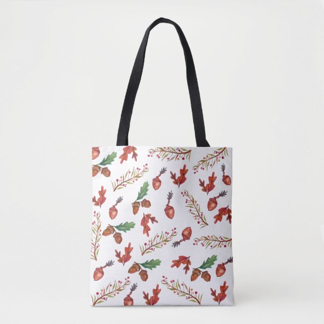 Tote Acorns, Autumn Theme Bolsa (Frente)