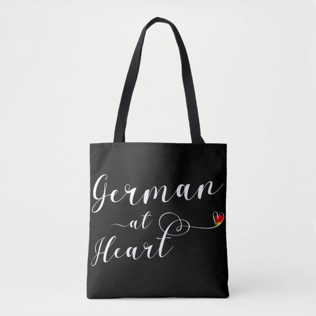 Tote Alemão na Bolsa de compra do coração (Frente)
