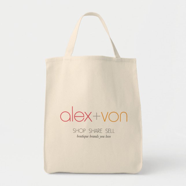 Tote alex+a bolsa de compra de von Canvas (Frente)
