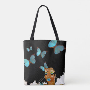 Tote Algo de Bolsa azul