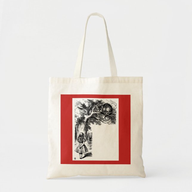 TOTE ALICE IN WONDERLAND COTTON BOLSA (Frente)