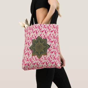 Tote Almofada de Bolsa preta Bolsa de canvas do Desig
