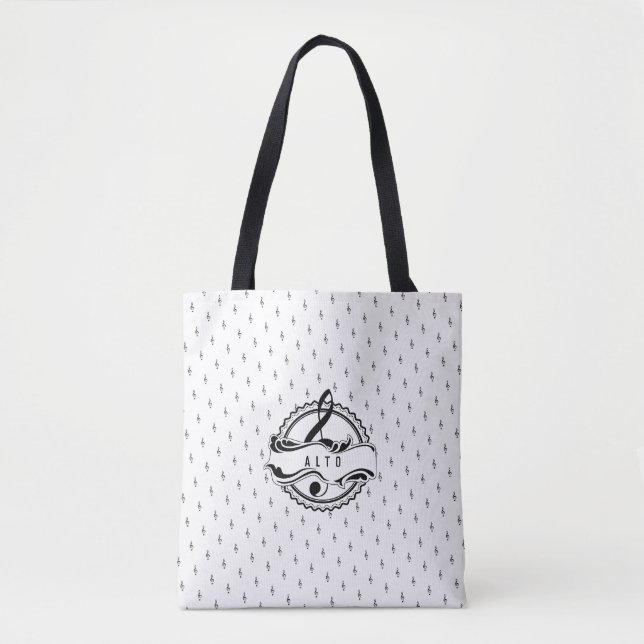 Tote Alto Singer Musical Note Bolsa (Frente)
