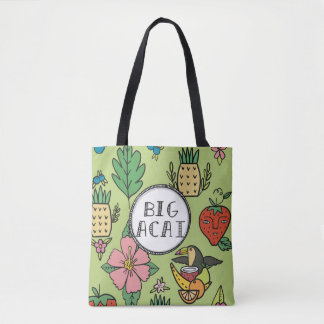 Tote Amável e deliciosa bolsa de ACAI BIG