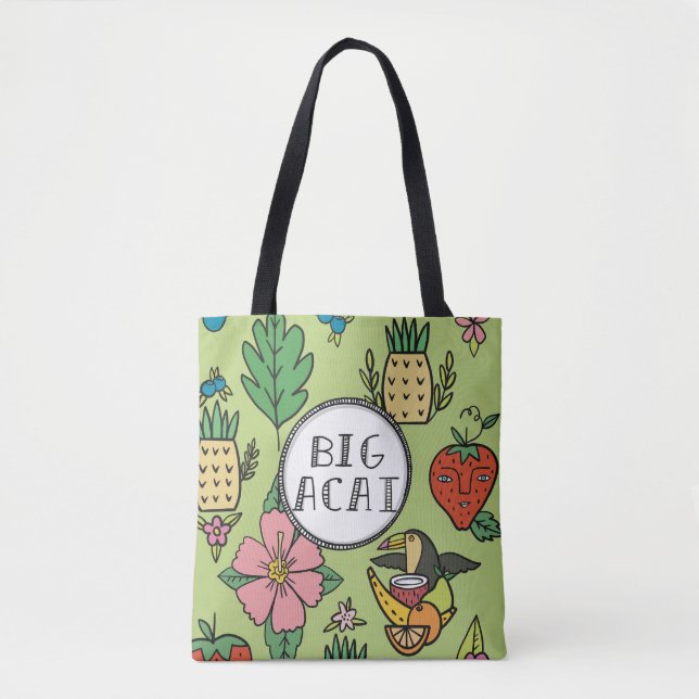 Tote Amável e deliciosa bolsa de ACAI BIG (Frente)