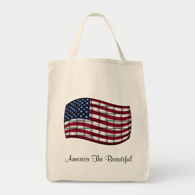 Tote América o bolsa bonito do mantimento (Frente)