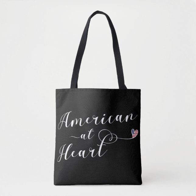 Tote American At Heart Bolsa de compra, EUA (Frente)