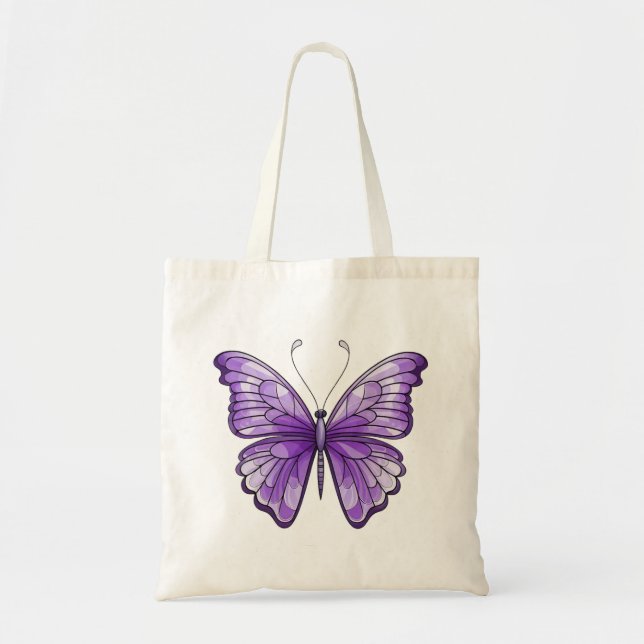 Tote Ametist Butterfly Bolsa (Frente)