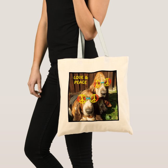 Tote Amor e Paz em Bolsa (Frente (produto))