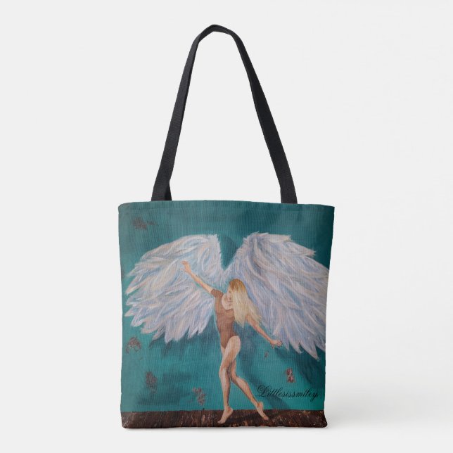 Tote Angel Bolsa para suas necessidades de compro (Verso)