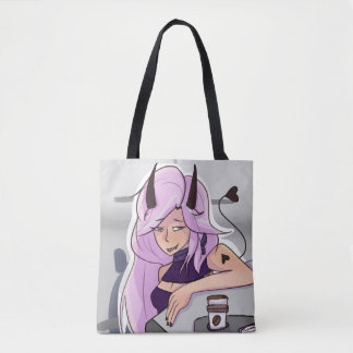 Tote Anime Demon Girl Character Bolsa