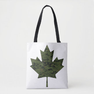 Tote (AOP) Bolsa do ombro - Maple Leaf CADPAT (Escuro)