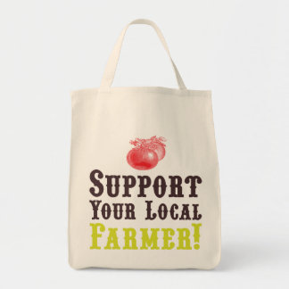 Tote Apoie Seu Agricultor Local! Bolsa orgânico
