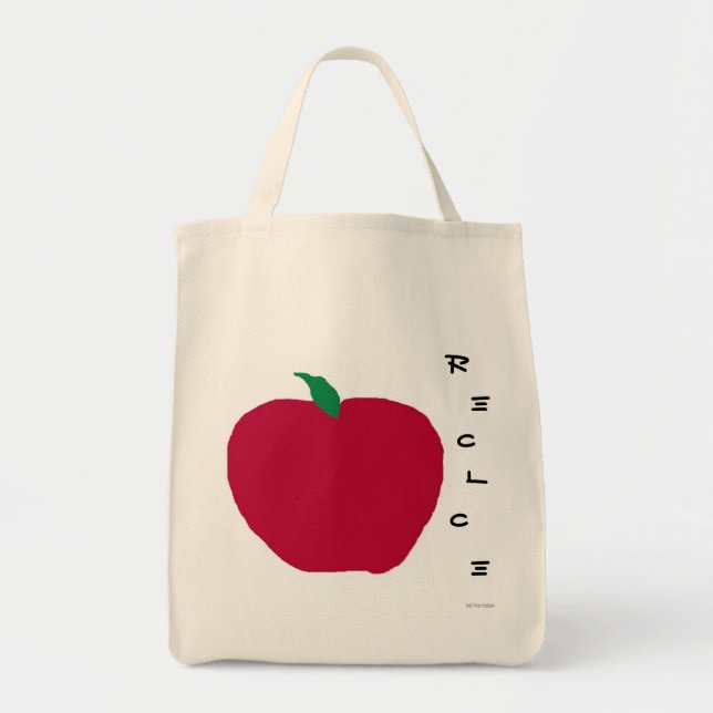 Tote Apple recicl a bolsa de compra (Frente)