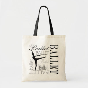 Tote Arabesque do bolsa do balé (customizável) -