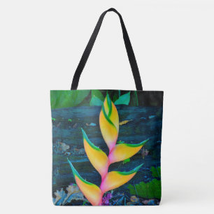 Tote Arco-íris Heliconia, Kauai, a bolsa de praia